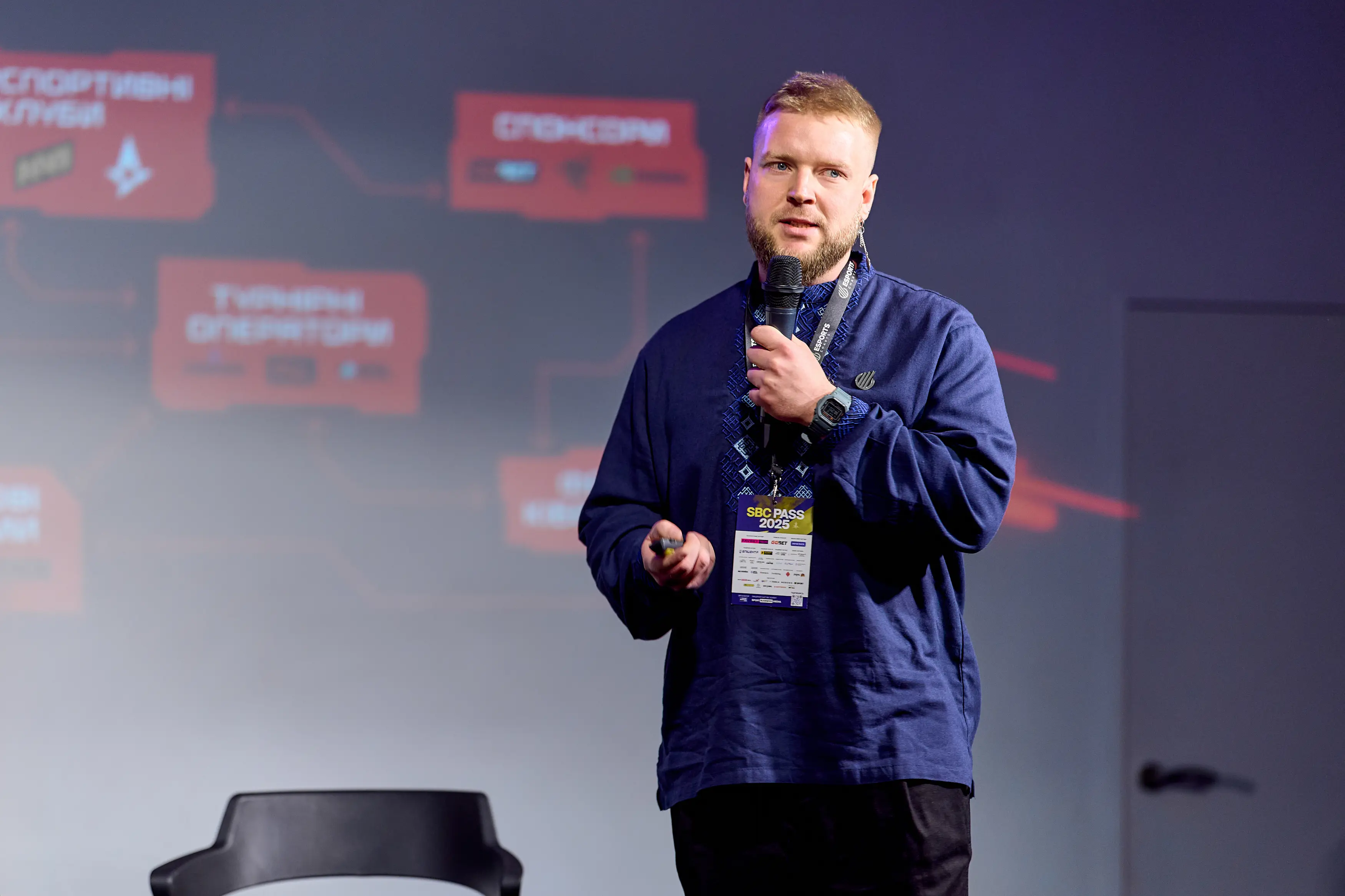 photo with team members