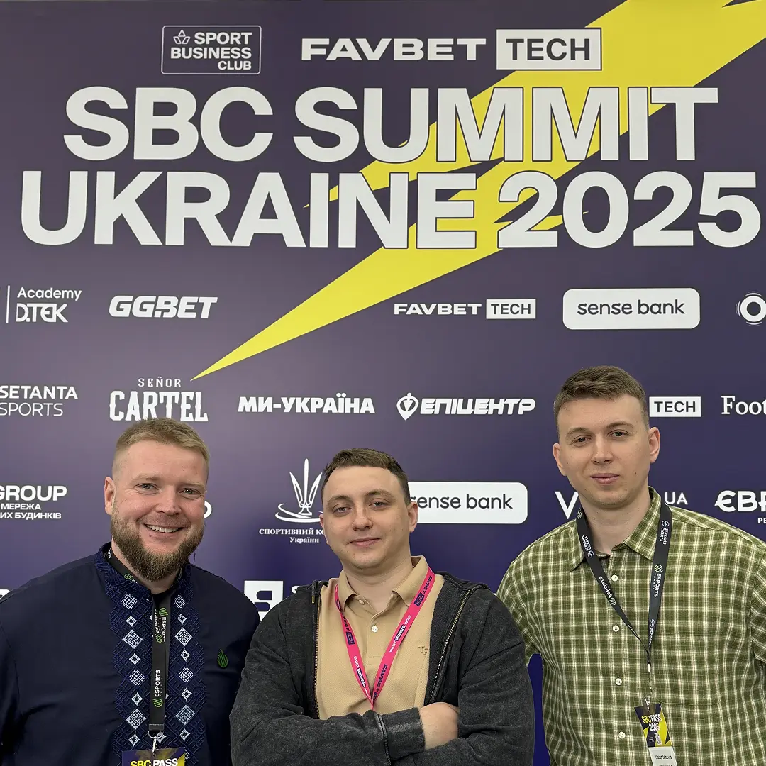 photo with team members