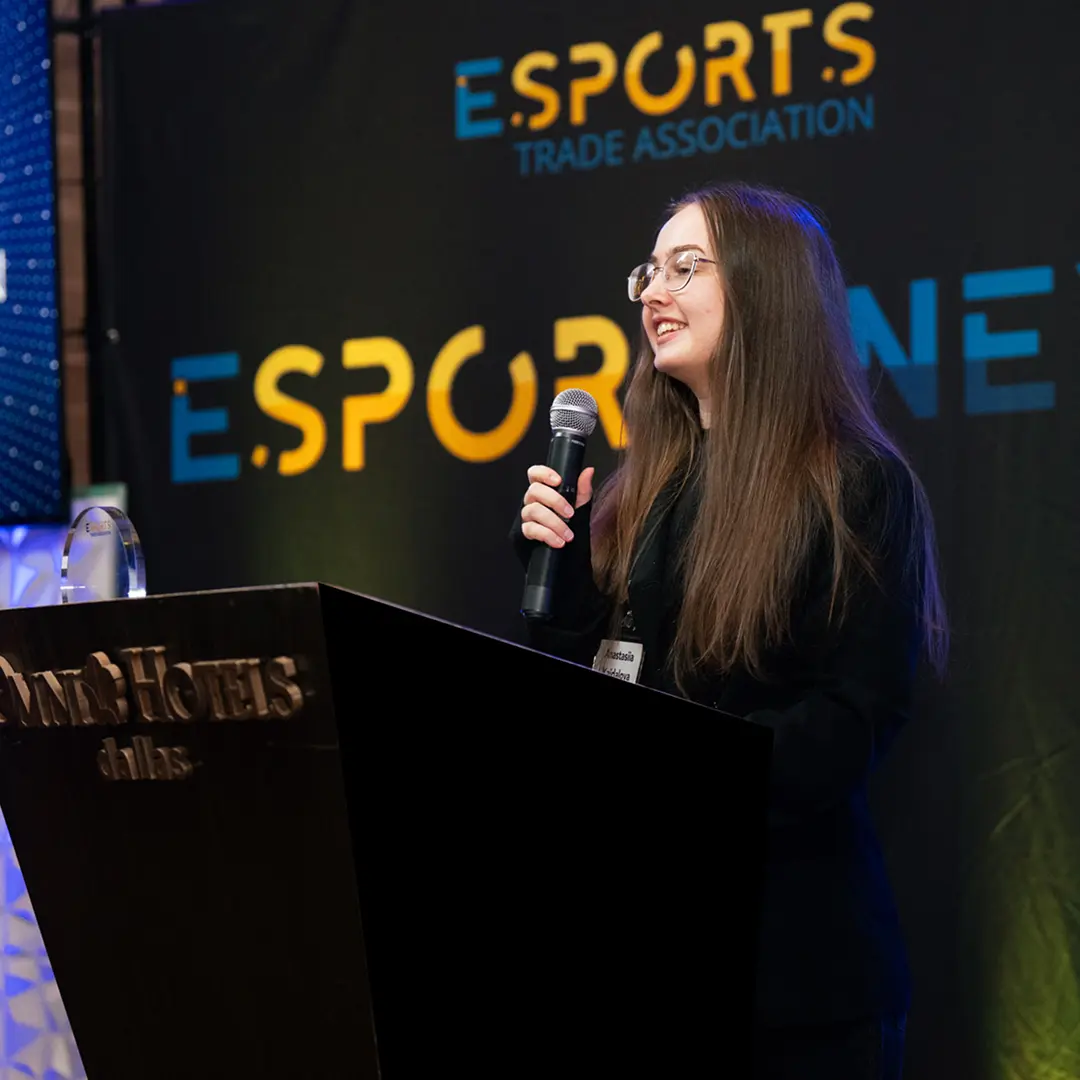 photo with team members